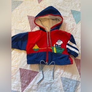 Vintage Oshkosh Colorblock light baby jacket